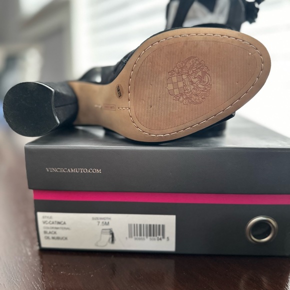 Vince Camuto open toed booties. - Picture 5 of 5